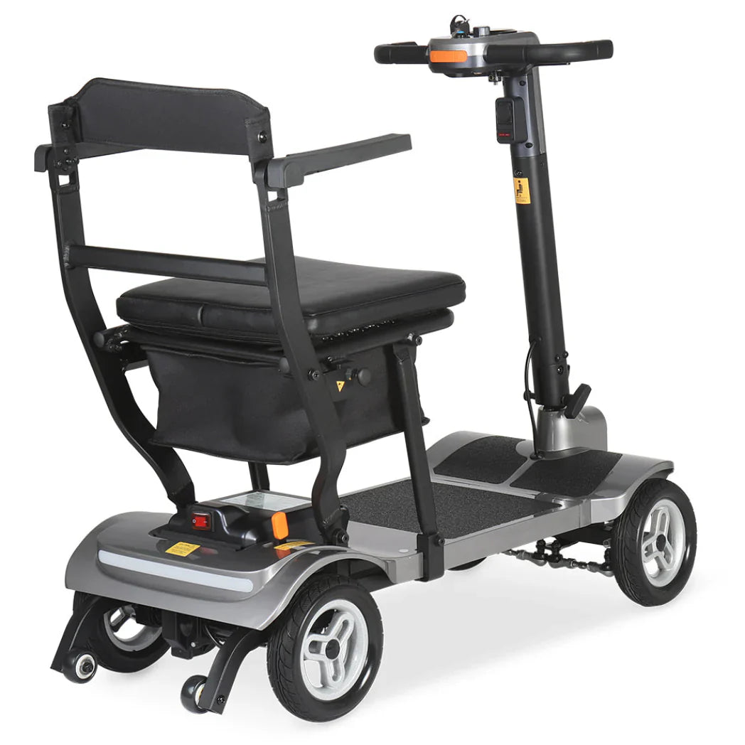 My Mobility Instant Folding Lightweight Portable Mobility Scooter – 17.4kg, Travel-Friendly, Aluminium Frame, Cushioned Seat