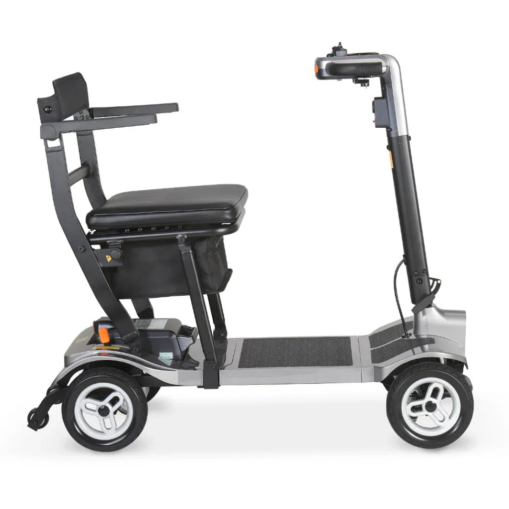 My Mobility Instant Folding Lightweight Portable Mobility Scooter – 17.4kg, Travel-Friendly, Aluminium Frame, Cushioned Seat