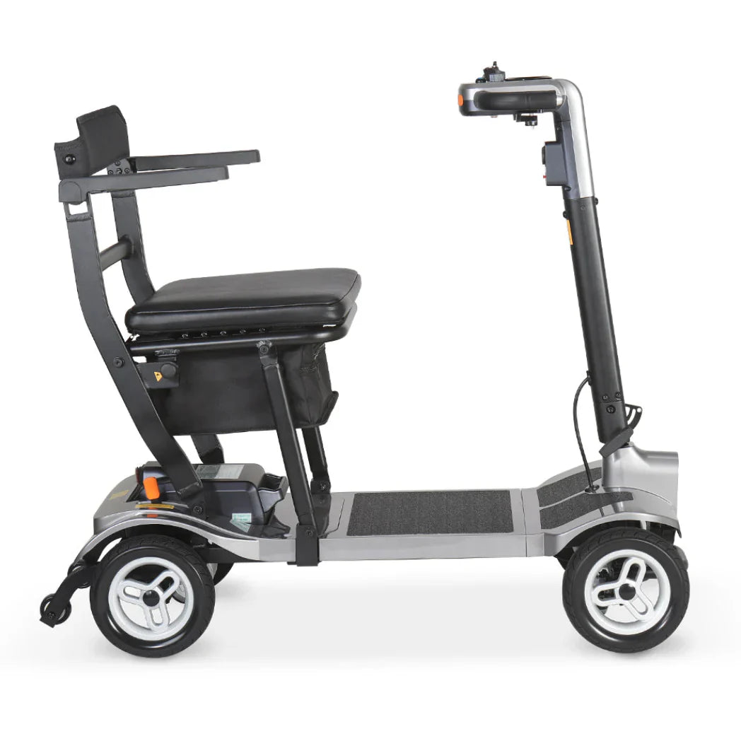 My Mobility Instant Folding Lightweight Portable Mobility Scooter – 17.4kg, Travel-Friendly, Aluminium Frame, Cushioned Seat