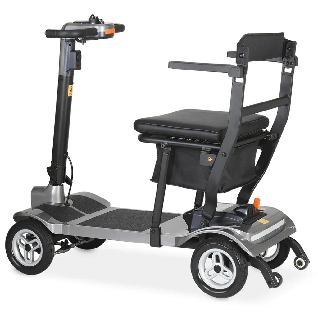 My Mobility Instant Folding Lightweight Portable Mobility Scooter – 17.4kg, Travel-Friendly, Aluminium Frame, Cushioned Seat
