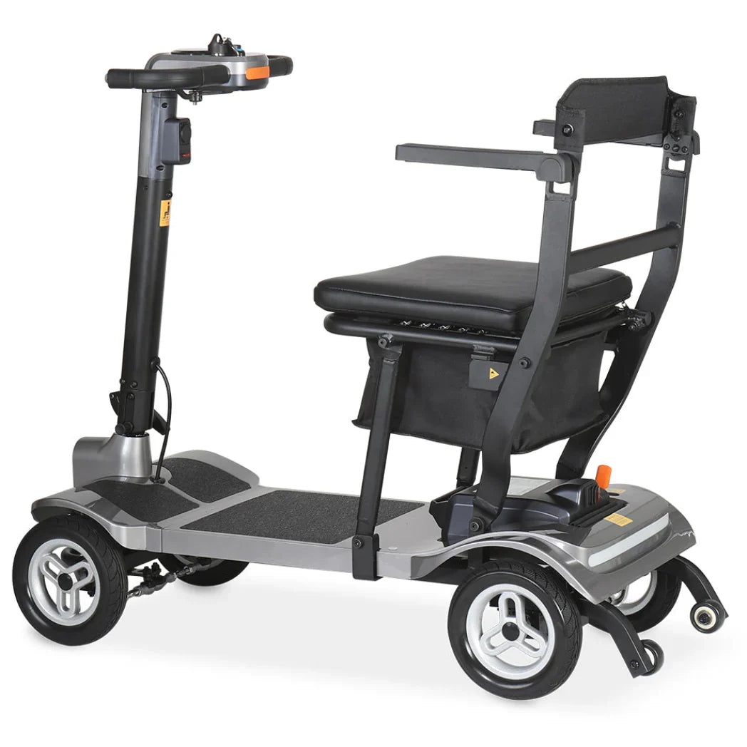 My Mobility Instant Folding Lightweight Portable Mobility Scooter – 17.4kg, Travel-Friendly, Aluminium Frame, Cushioned Seat