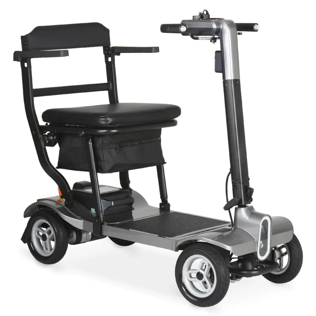 My Mobility Instant Folding Lightweight Portable Mobility Scooter – 17.4kg, Travel-Friendly, Aluminium Frame, Cushioned Seat