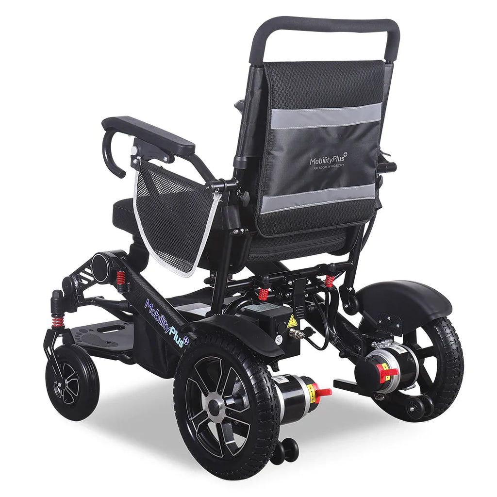 Ultra-Light Folding Electric Wheelchair – Heavy-Duty 160kg Capacity, Dual 350W Motors