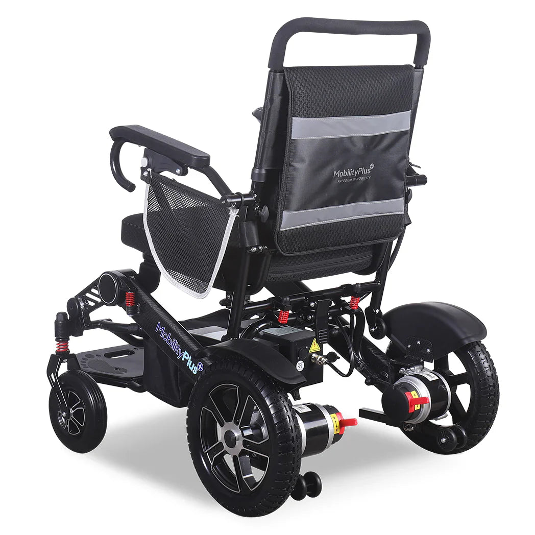 Ultra-Light Folding Electric Wheelchair – Heavy-Duty 160kg Capacity, Dual 350W Motors