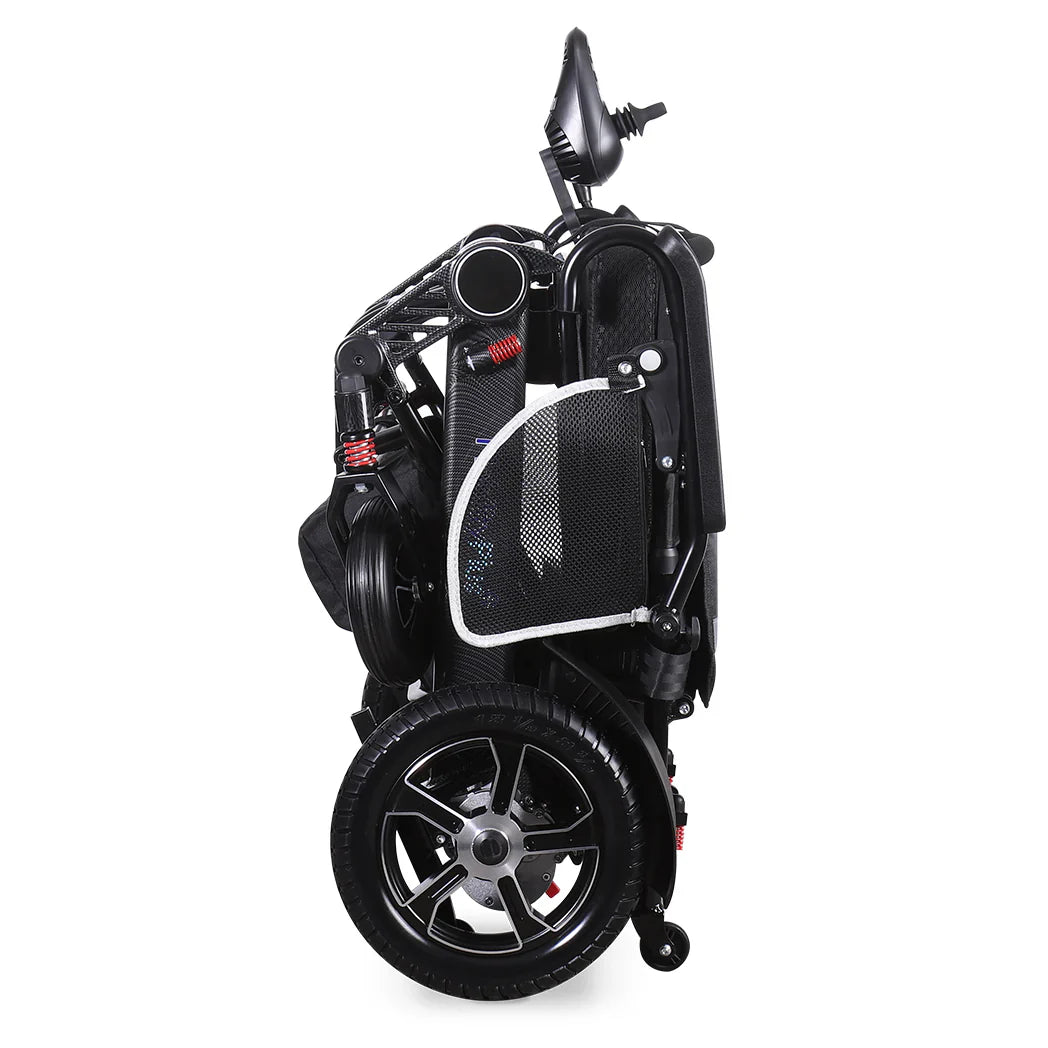 Ultra-Light Folding Electric Wheelchair – Heavy-Duty 160kg Capacity, Dual 350W Motors