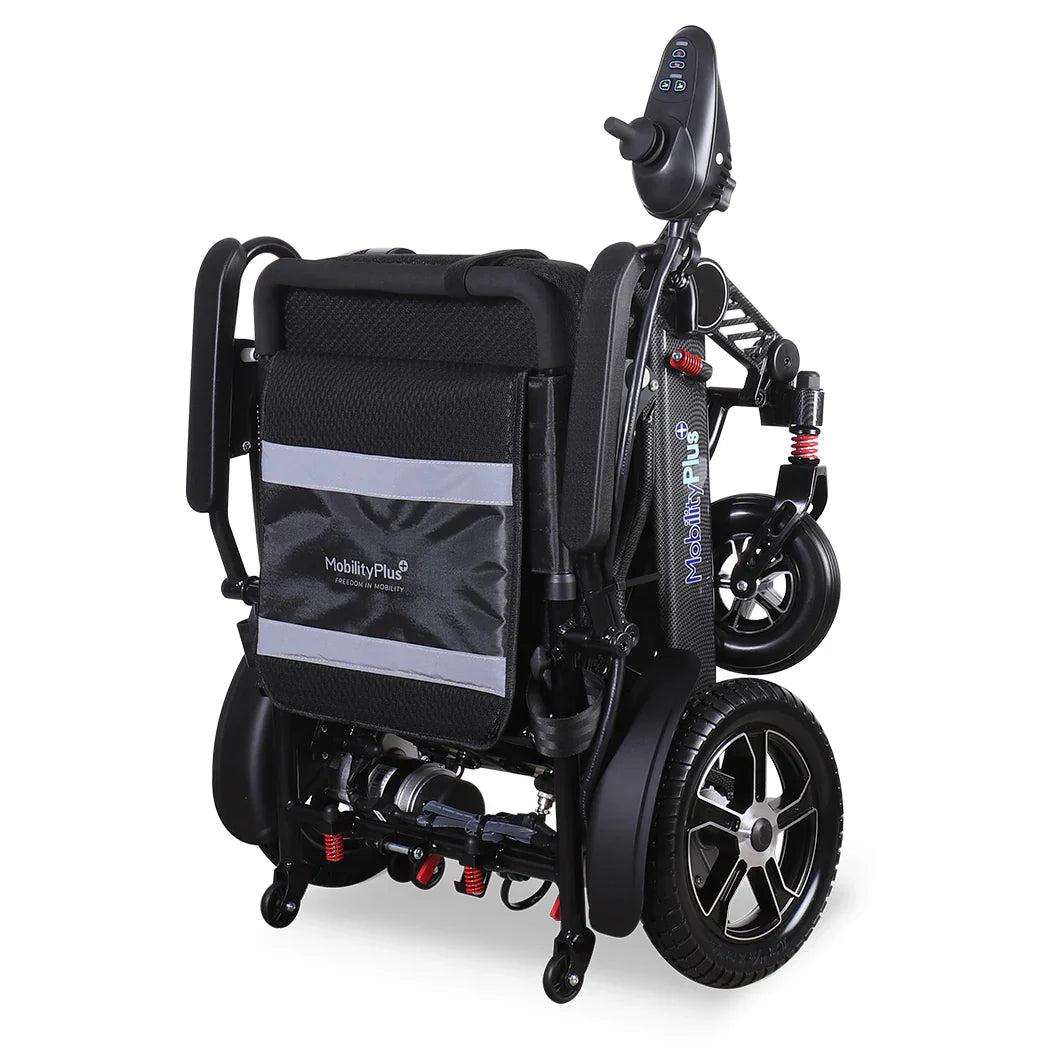 Ultra-Light Folding Electric Wheelchair – Heavy-Duty 160kg Capacity, Dual 350W Motors