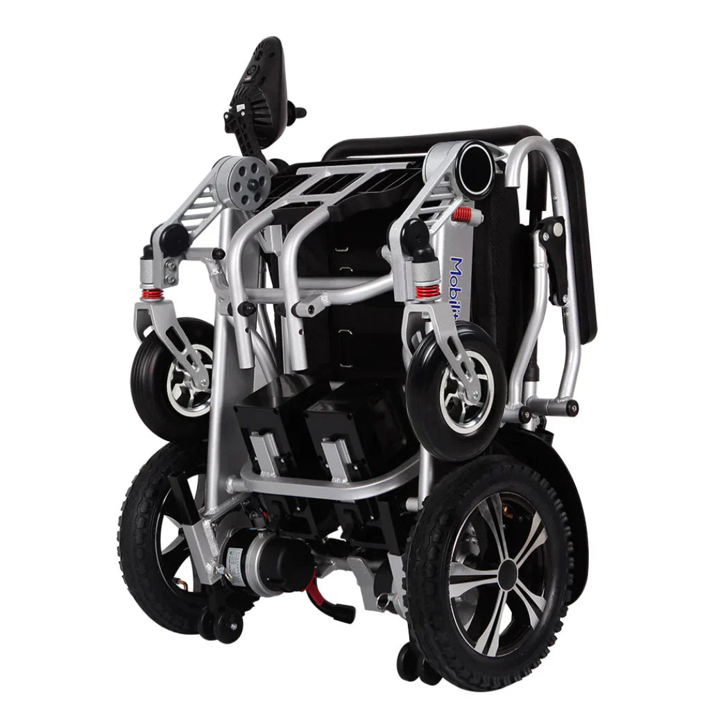 SK8000 Lightweight Folding Electric Wheelchair – 24kg, 4mph, Remote-Controlled Mobility Chair