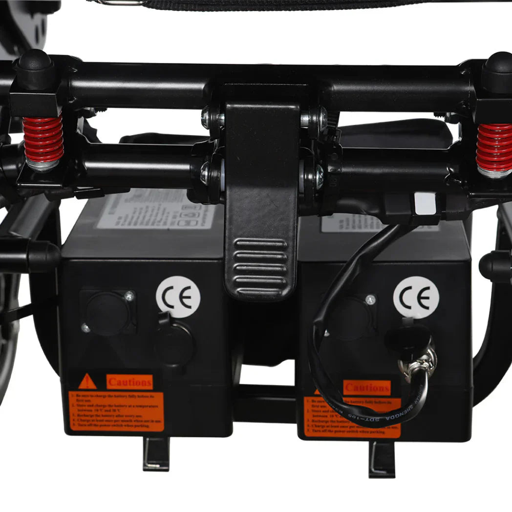 SK8000 Lightweight Folding Electric Wheelchair – 24kg, 4mph, Remote-Controlled Mobility Chair