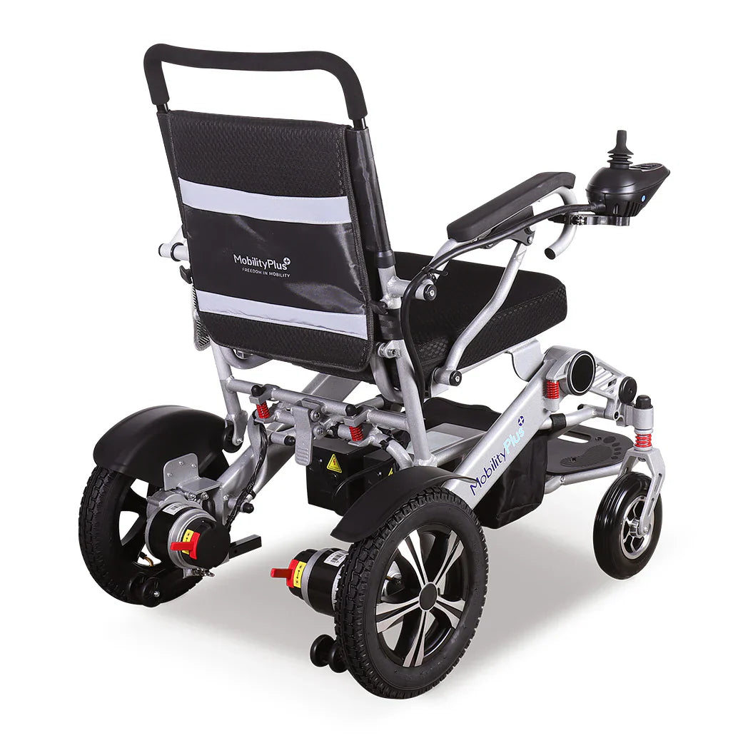 Ultra-Light Folding Electric Wheelchair – Heavy-Duty 160kg Capacity, Dual 350W Motors