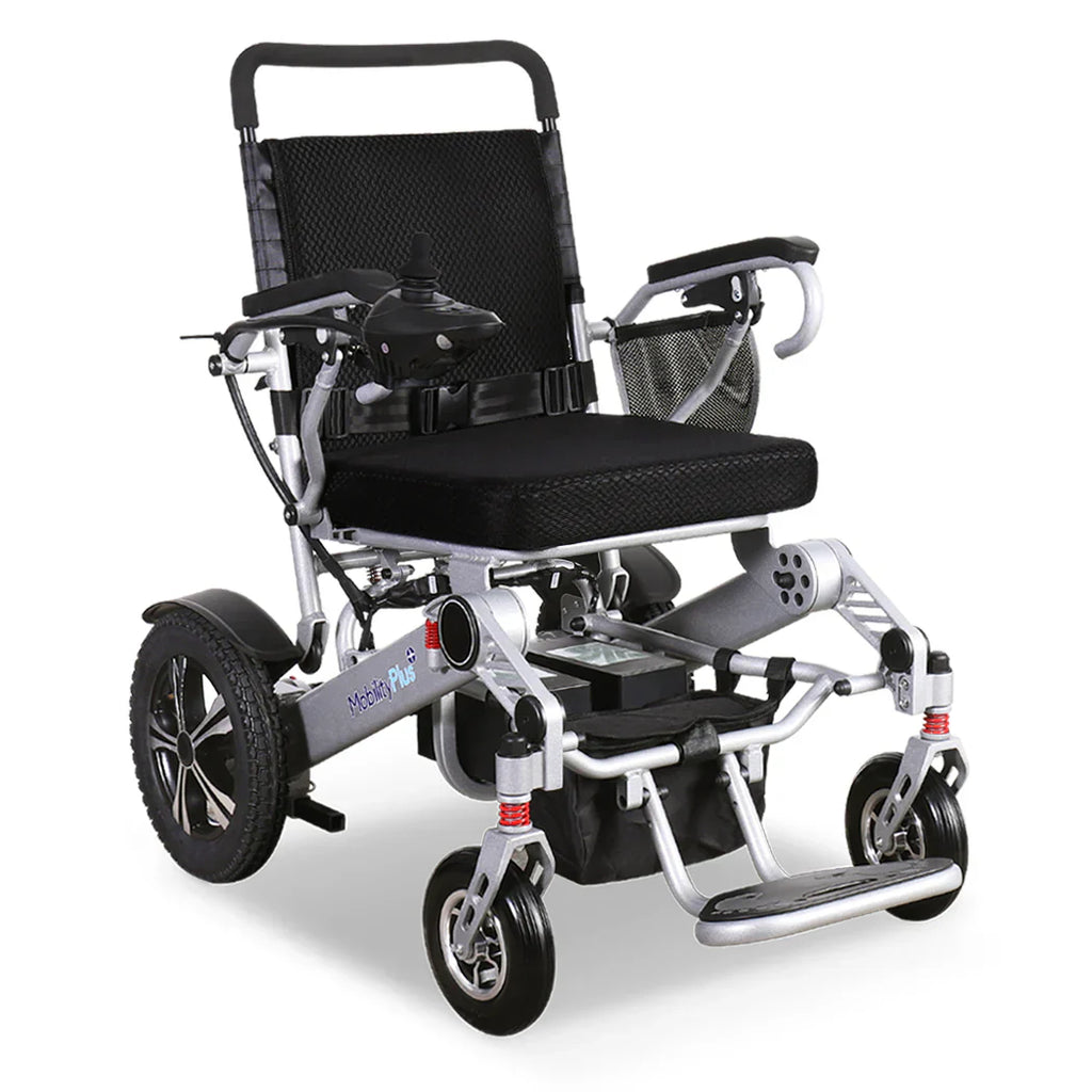 SK8000 Lightweight Folding Electric Wheelchair – 24kg, 4mph, Remote-Controlled Mobility Chair