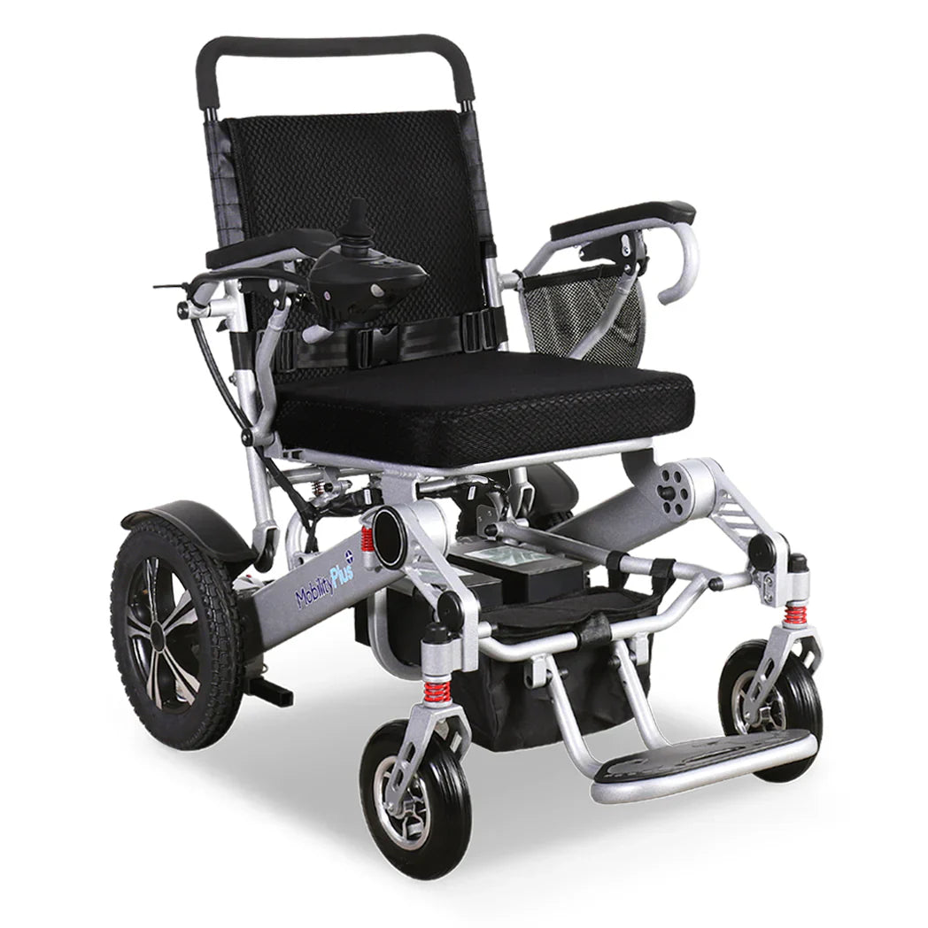 SK8000 Lightweight Folding Electric Wheelchair – 24kg, 4mph, Remote-Controlled Mobility Chair