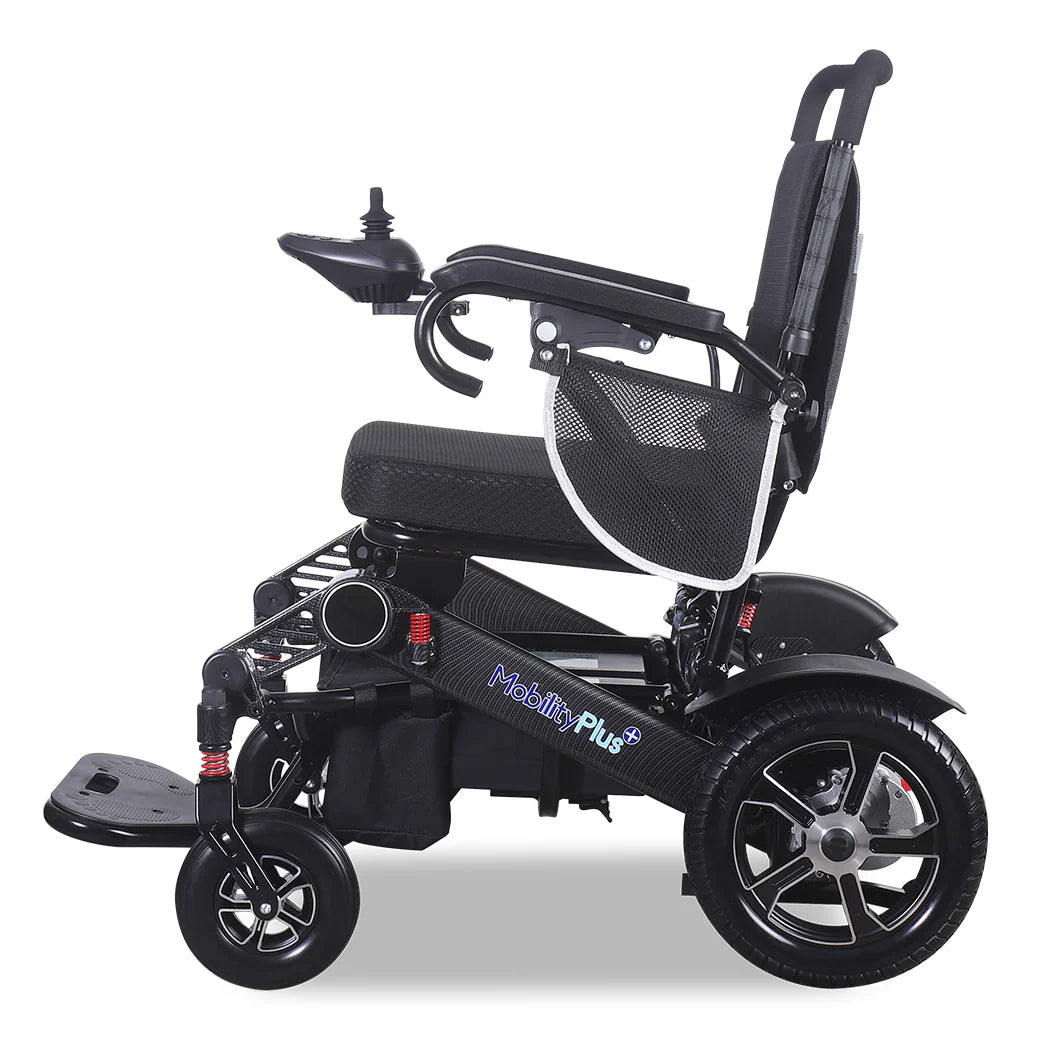 Ultra-Light Folding Electric Wheelchair – Heavy-Duty 160kg Capacity, Dual 350W Motors