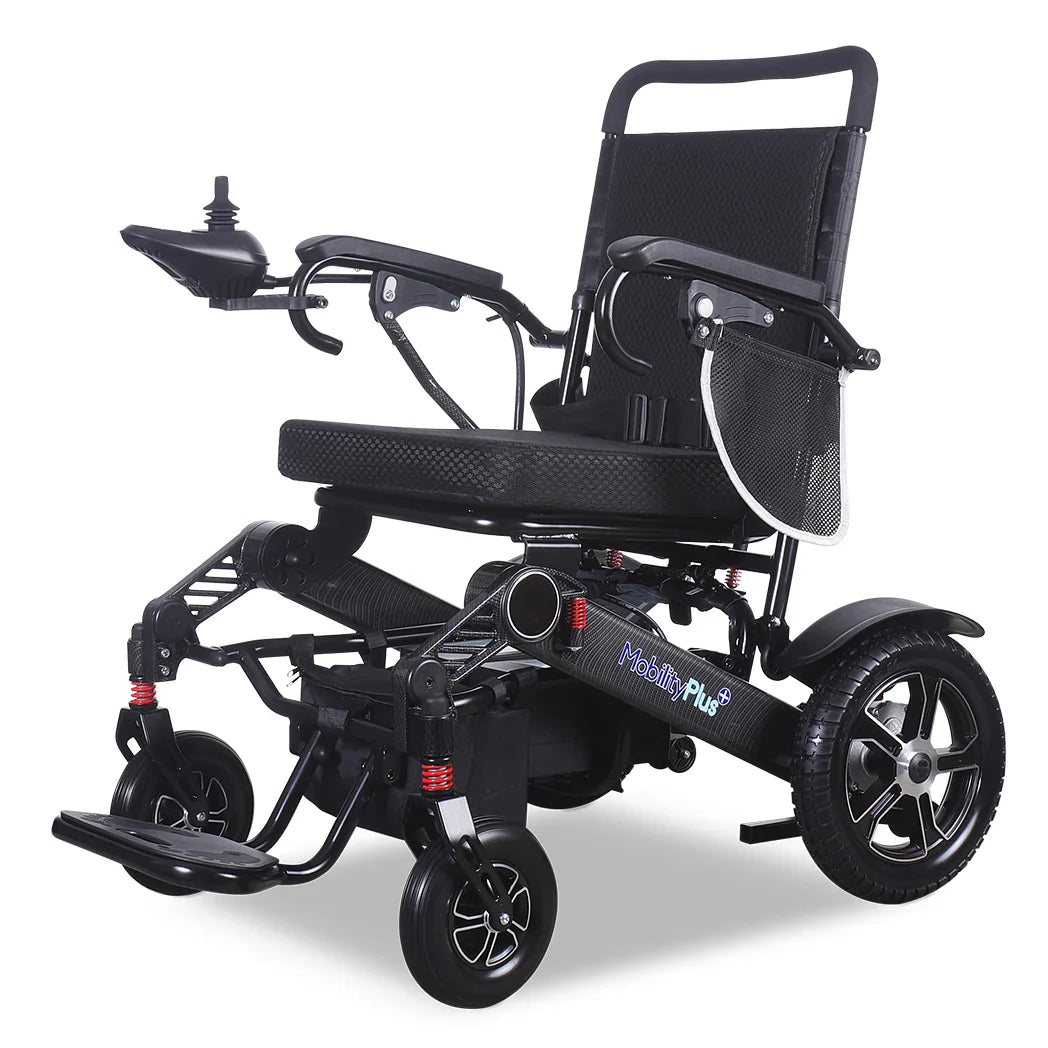 Ultra-Light Folding Electric Wheelchair – Heavy-Duty 160kg Capacity, Dual 350W Motors