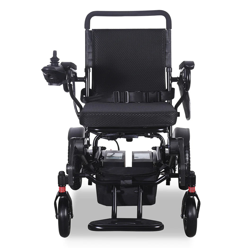 Ultra-Light Folding Electric Wheelchair – Heavy-Duty 160kg Capacity, Dual 350W Motors
