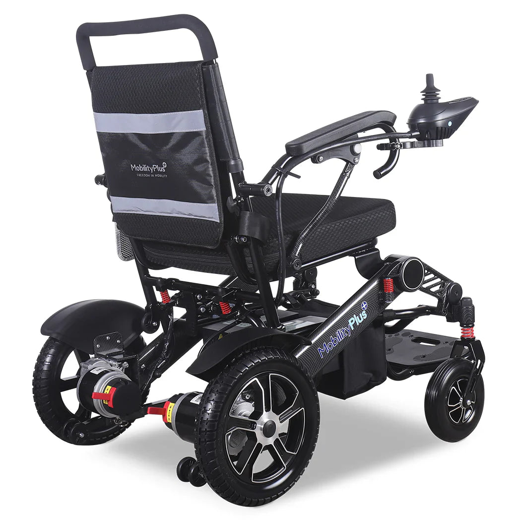 Ultra-Light Folding Electric Wheelchair – Heavy-Duty 160kg Capacity, Dual 350W Motors
