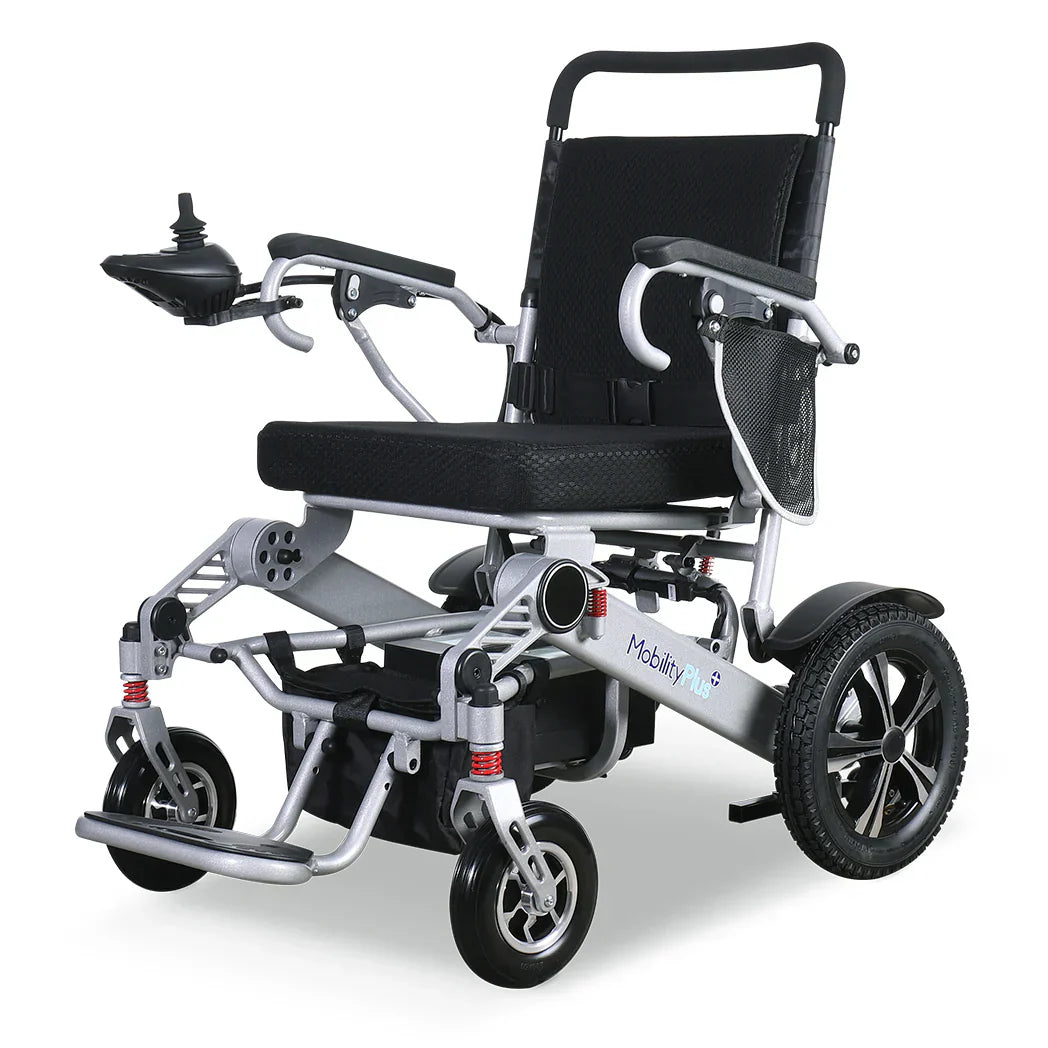 SK8000 Lightweight Folding Electric Wheelchair – 24kg, 4mph, Remote-Controlled Mobility Chair