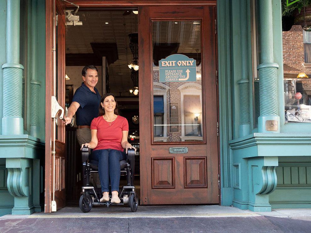 Whill F Folding Powerchair by TGA Mobility – Lightweight 26.7kg, Compact Design, 12-Mile Range, Bluetooth Controls