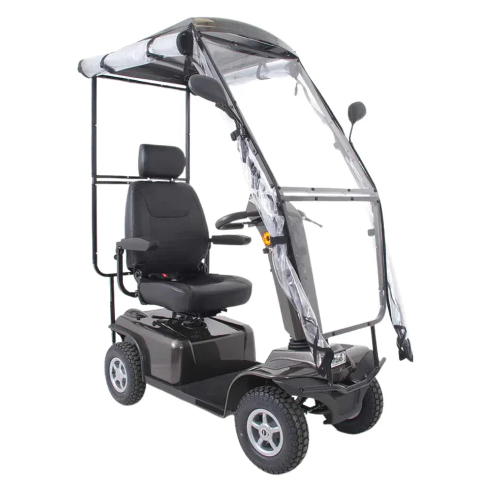 Omega 8 All-Weather Mobility Scooter Canopy – Robust Rain & Sun Protection