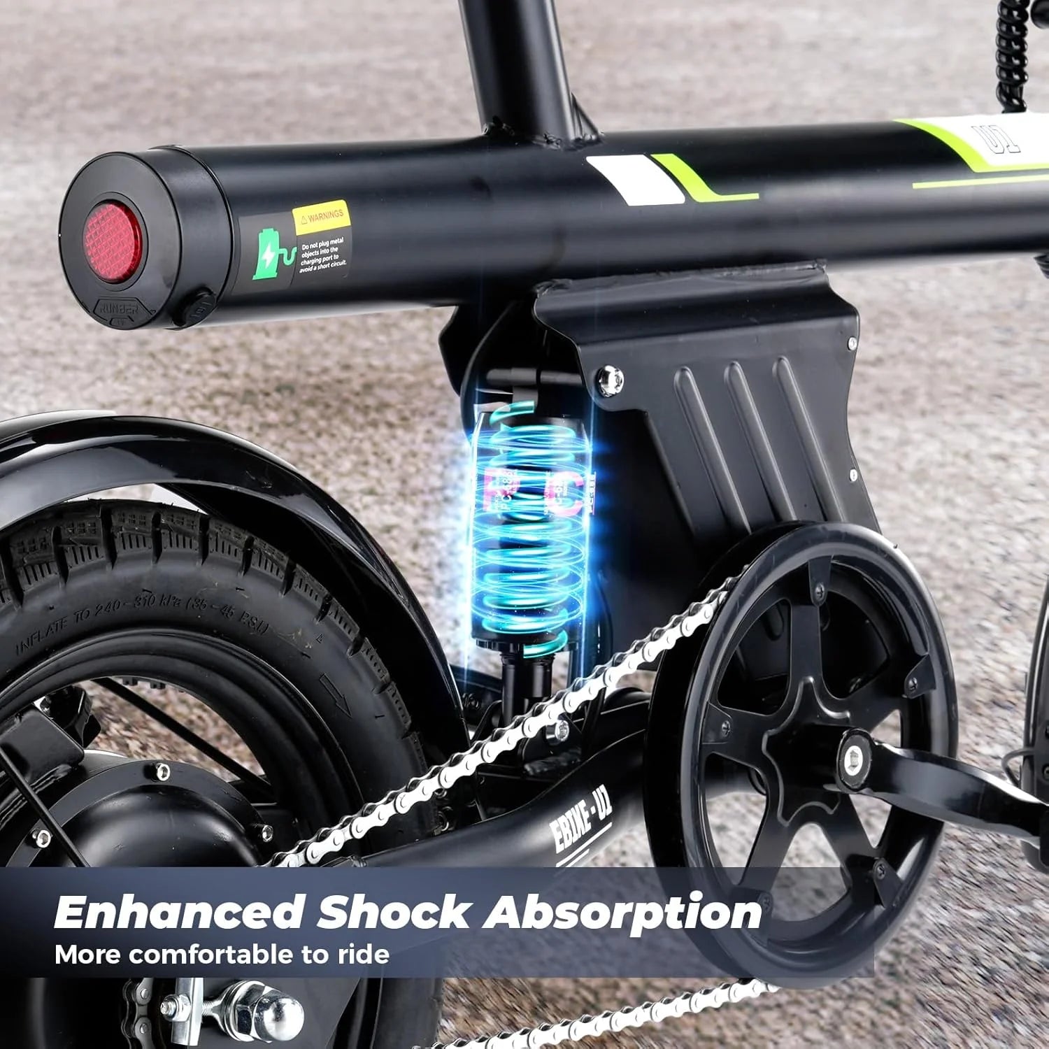 Premium Electric Bike with LCD Display – 250W Motor, 36V Battery & Waterproof Wiring (25km/h)