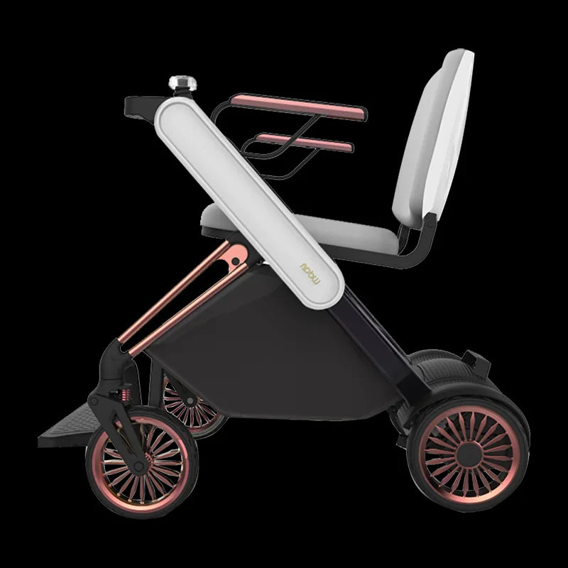 Welzo Aero Ultra-Light Dual-Motor Foldable Mobility Scooter – 17.5 kg Power Wheelchair