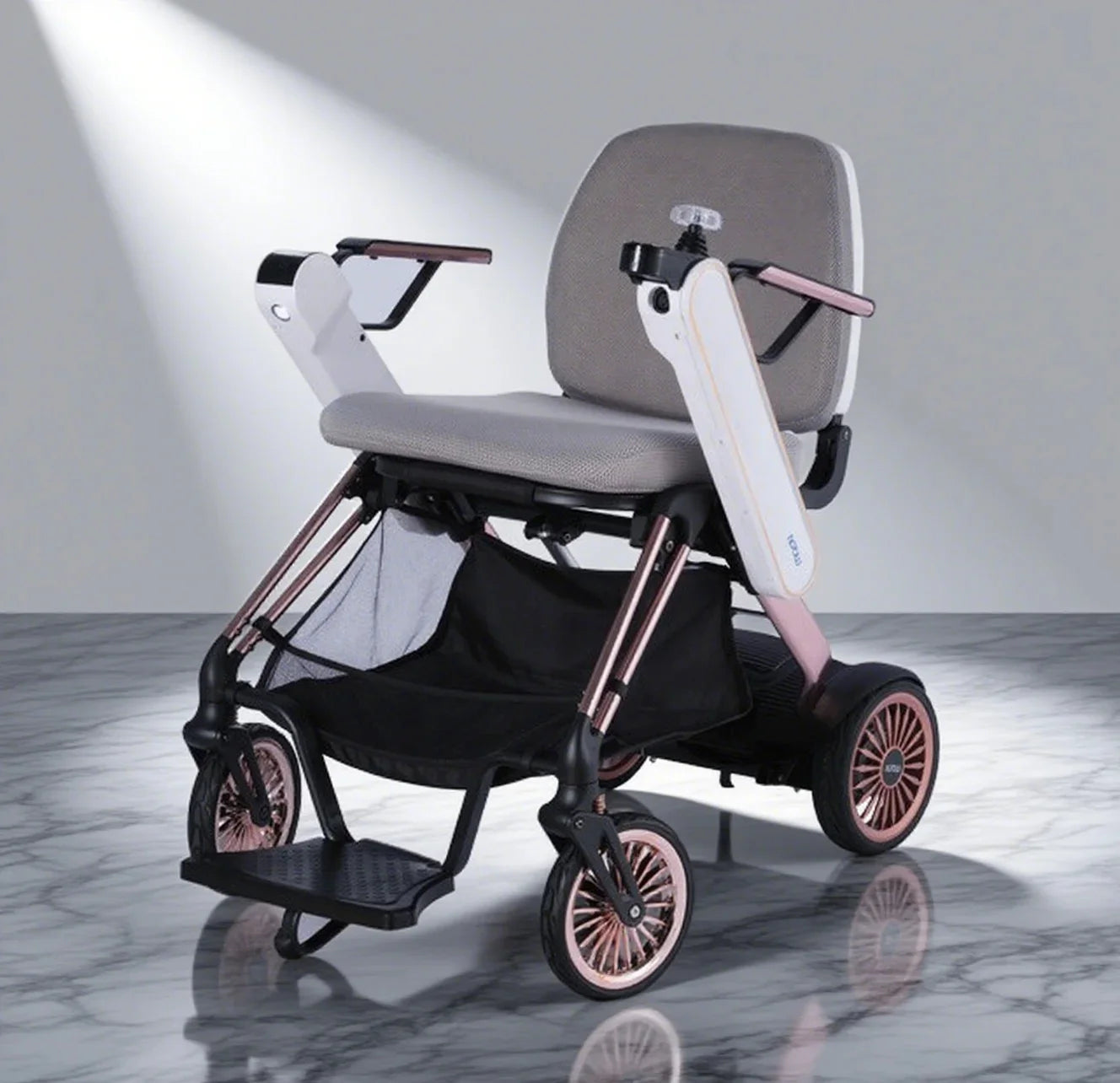 Welzo Aero Ultra-Light Dual-Motor Foldable Mobility Scooter – 17.5 kg Power Wheelchair