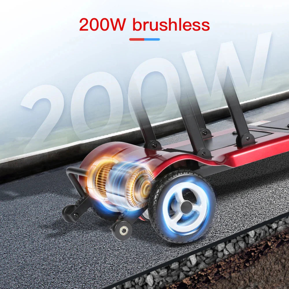 Welzo Feather+ Ultra-Light Magnesium Folding Mobility Scooter
