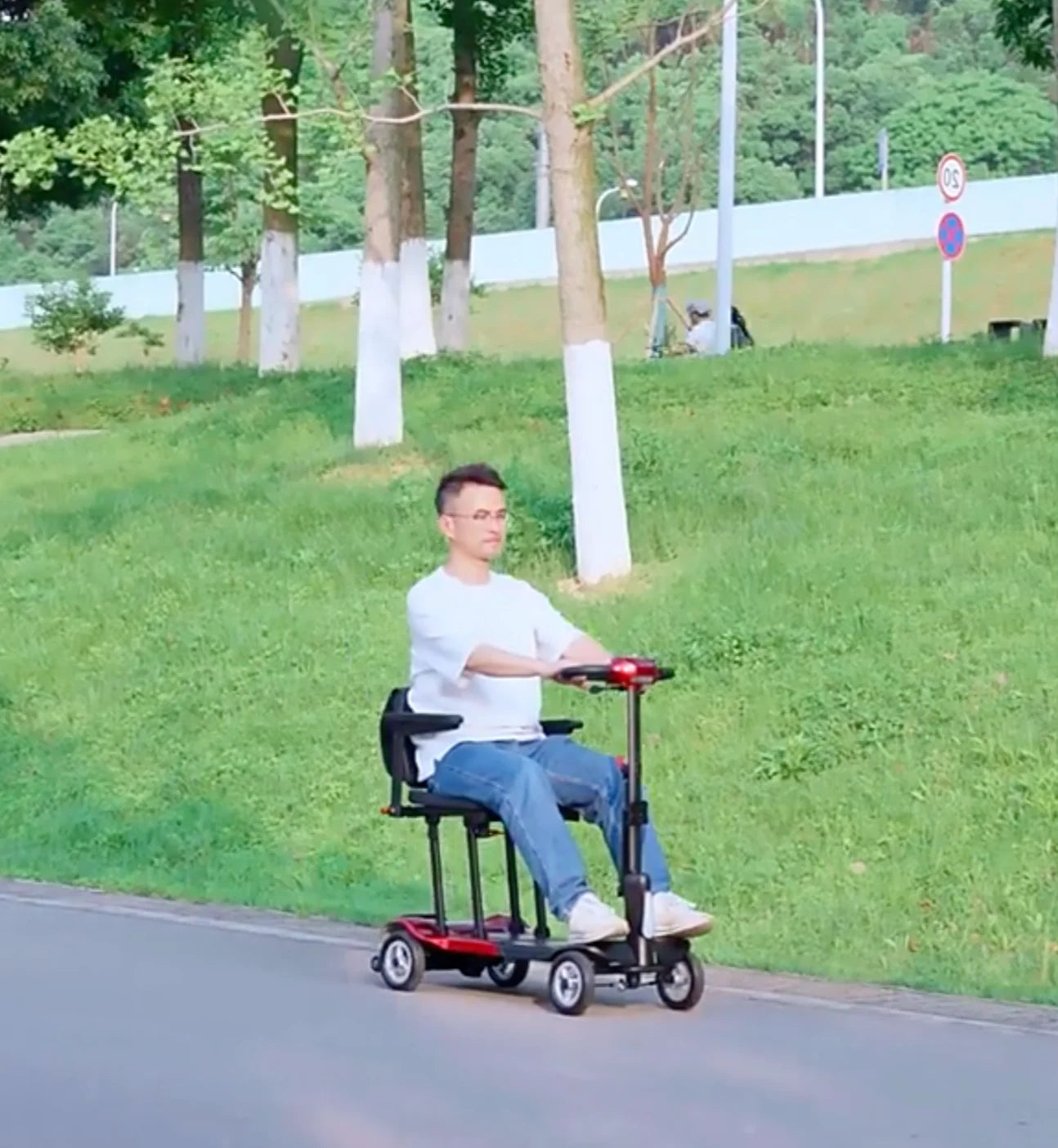 Welzo Feather+ Ultra-Light Magnesium Folding Mobility Scooter