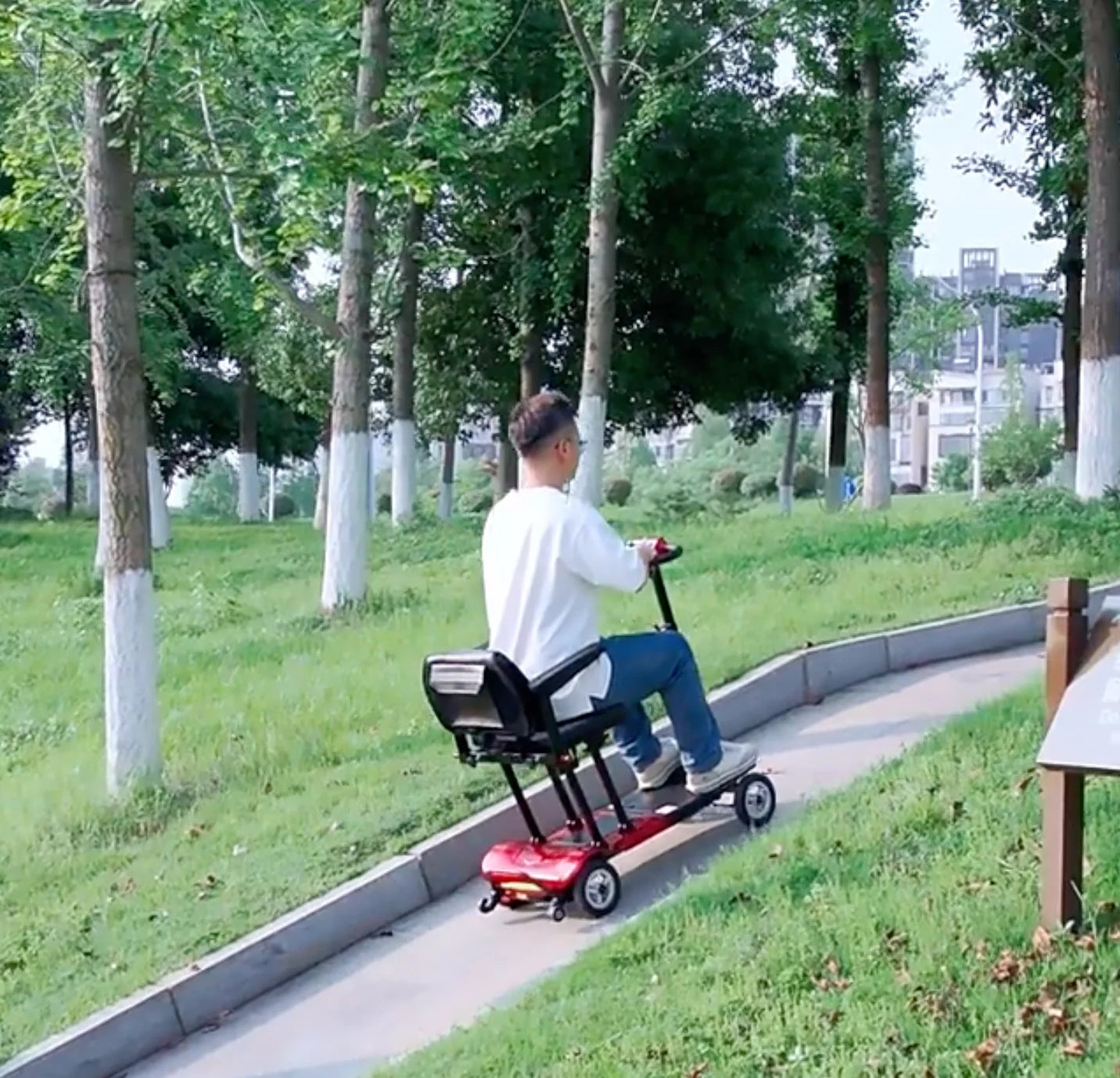 Welzo Feather+ Ultra-Light Magnesium Folding Mobility Scooter