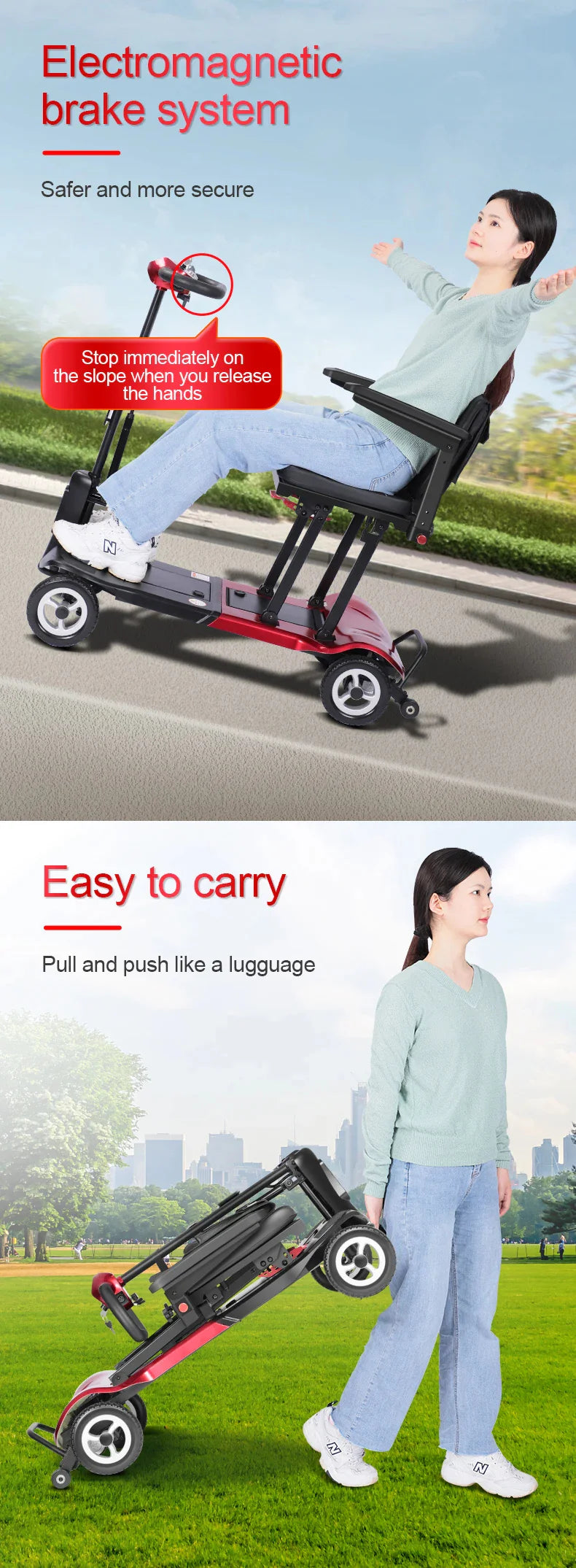 Welzo Feather+ Ultra-Light Magnesium Folding Mobility Scooter