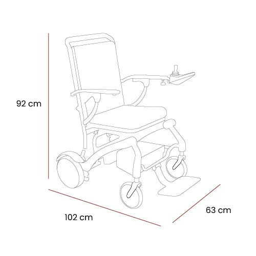 Photon Folding Electric Wheelchair – Lightweight, Portable Powerchair for Daily Mobility