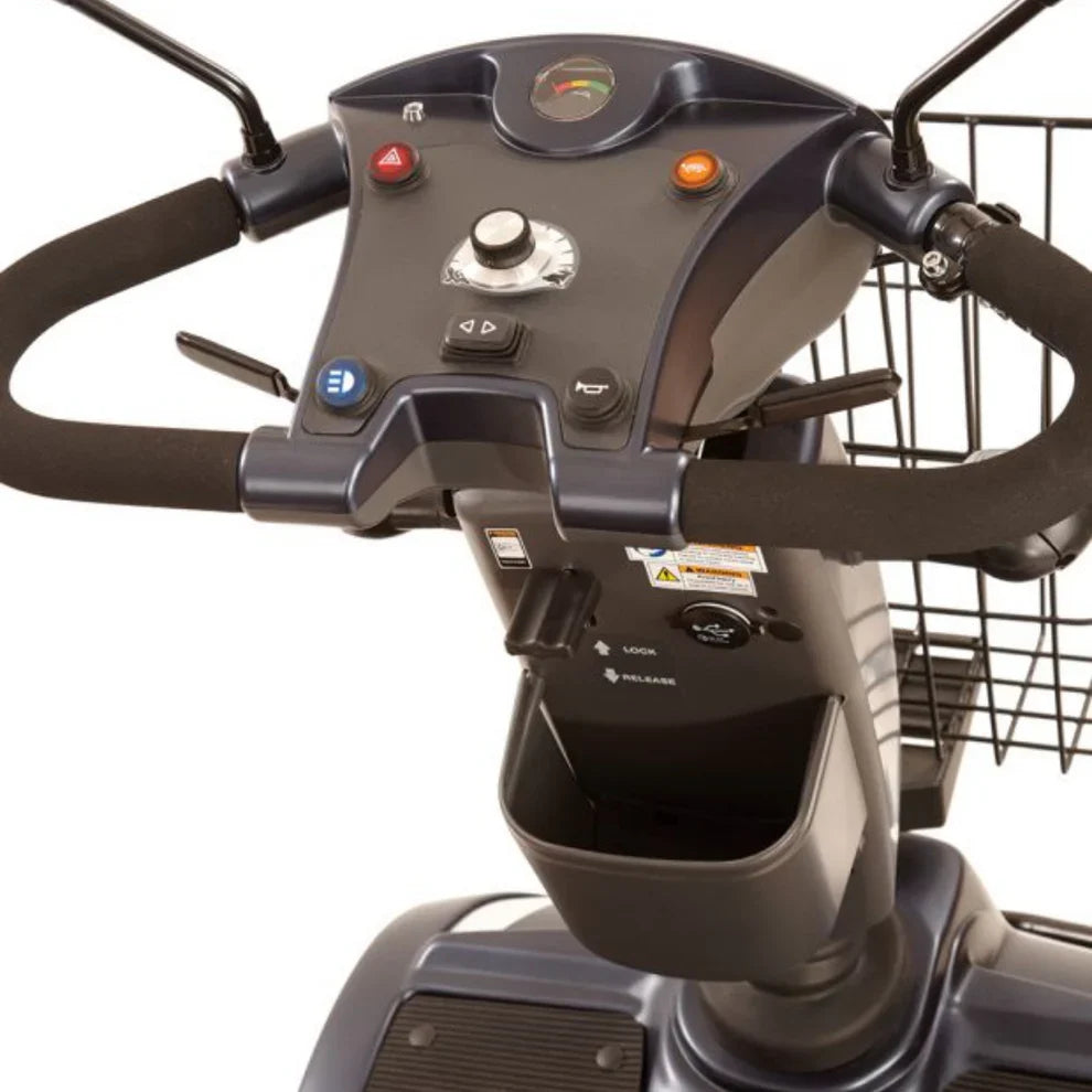 Rascal Pioneer 8 mph Mobility Scooter – Long-Range, Full Suspension & USB Charging