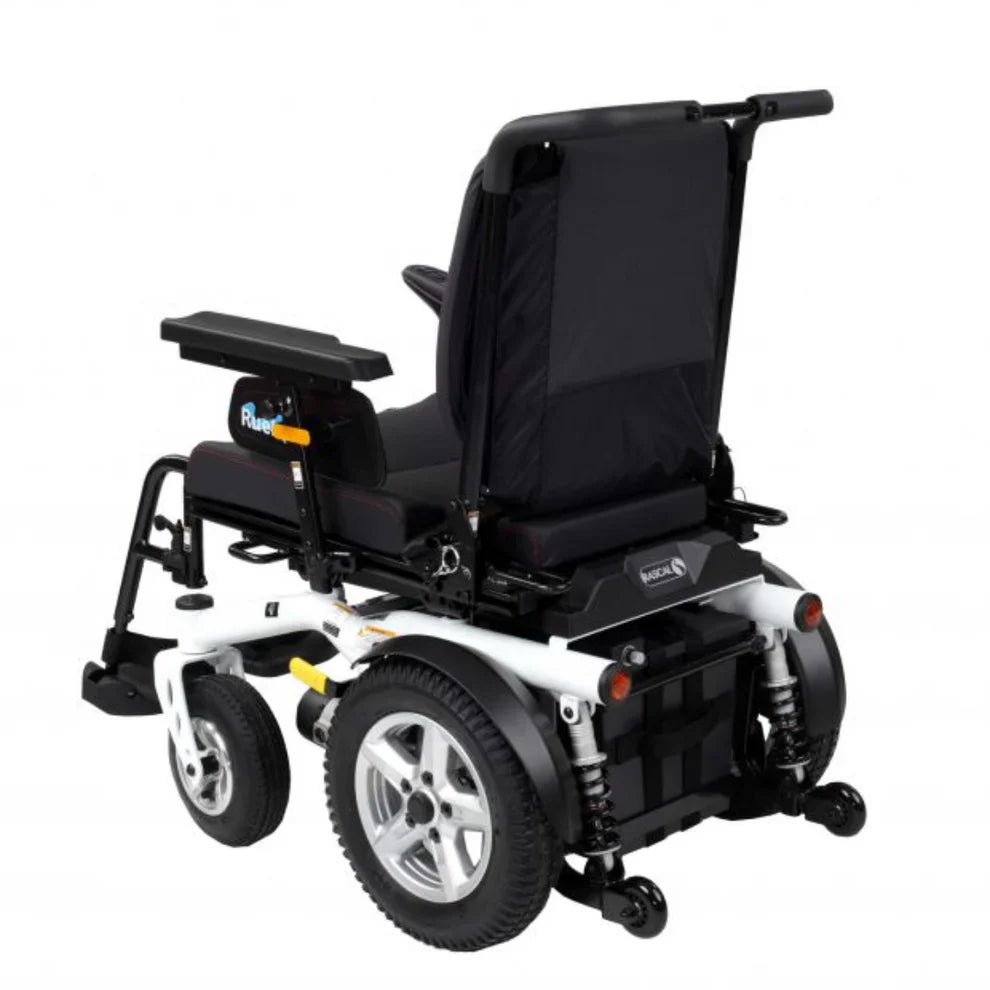 Rascal Rueba CT 4 mph Powerchair – Crash-Tested Comfort & Long-Range Mobility