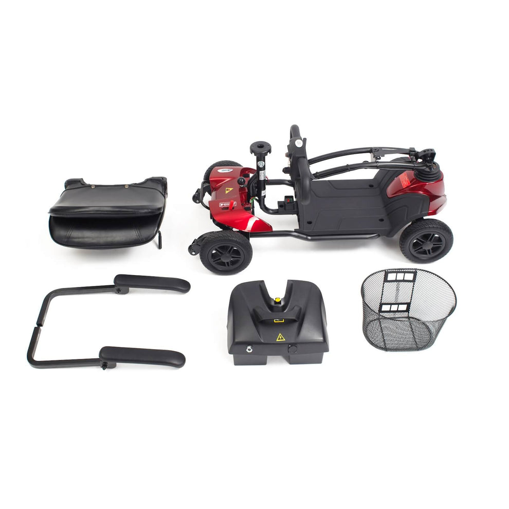 ST1 Mobility Scooter – Lightweight, Portable, 4mph, 6-Mile Range, Swivel Seat & Delta Tiller