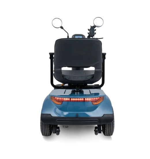 Savvy 4 Pavement-Legal Mobility Scooter – 21-Mile Range, 12” Pneumatic Tyres, Front & Rear Suspension, Swivel Seat