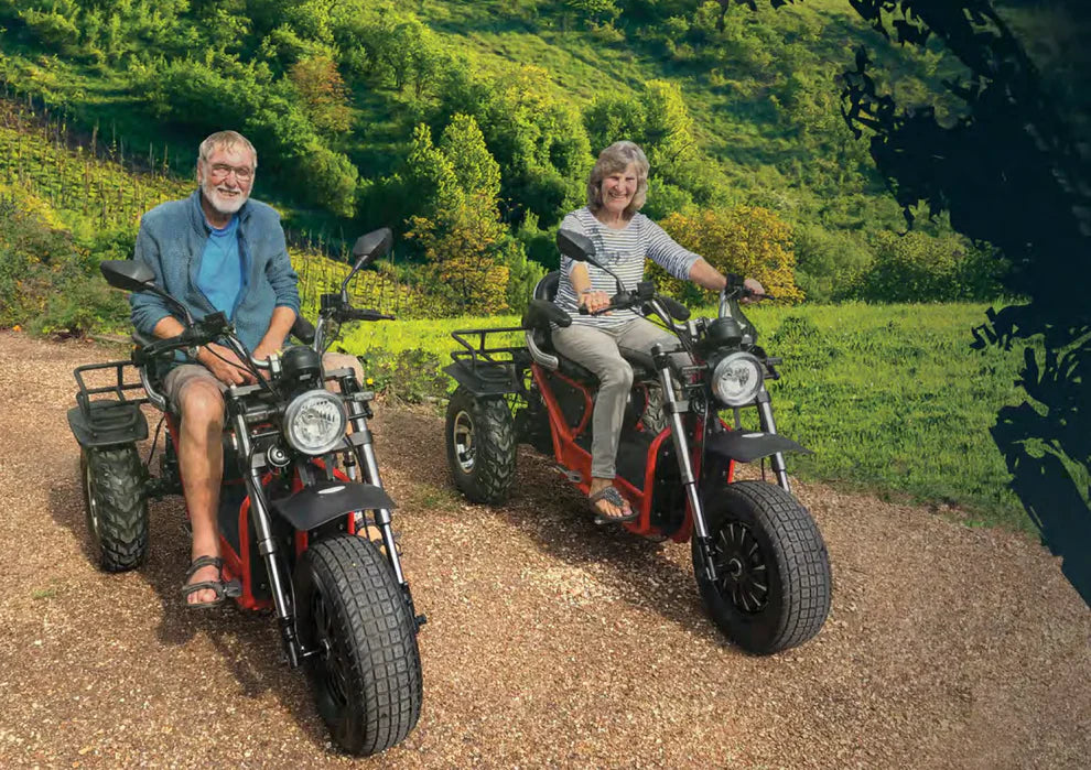 Invader 3-Wheel All-Terrain Mobility Scooter – Off-Road Power & Long-Range Performance