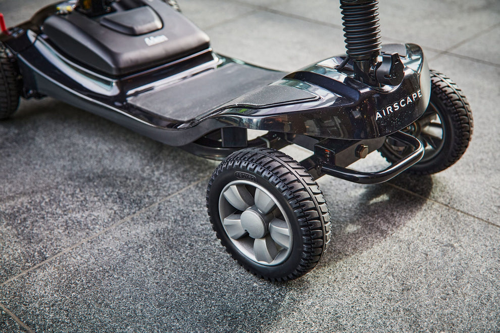 Airscape 4mph Mobility Scooter – Lightweight Travel Scooter, 10-Mile Range, Lithium Battery, Foldable, Swivel Seat