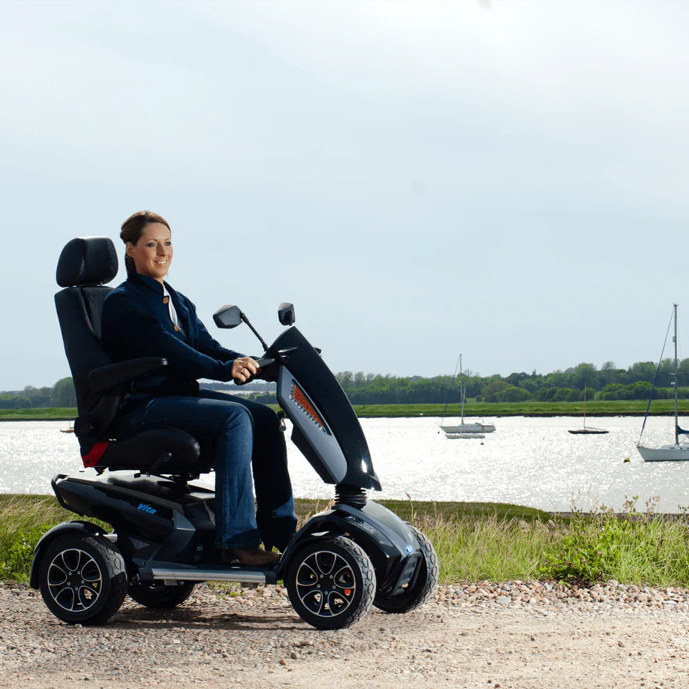 Vita Sport 8 mph Mobility Scooter – Road-Legal, Stylish, 30-Mile Range Electric Scooter