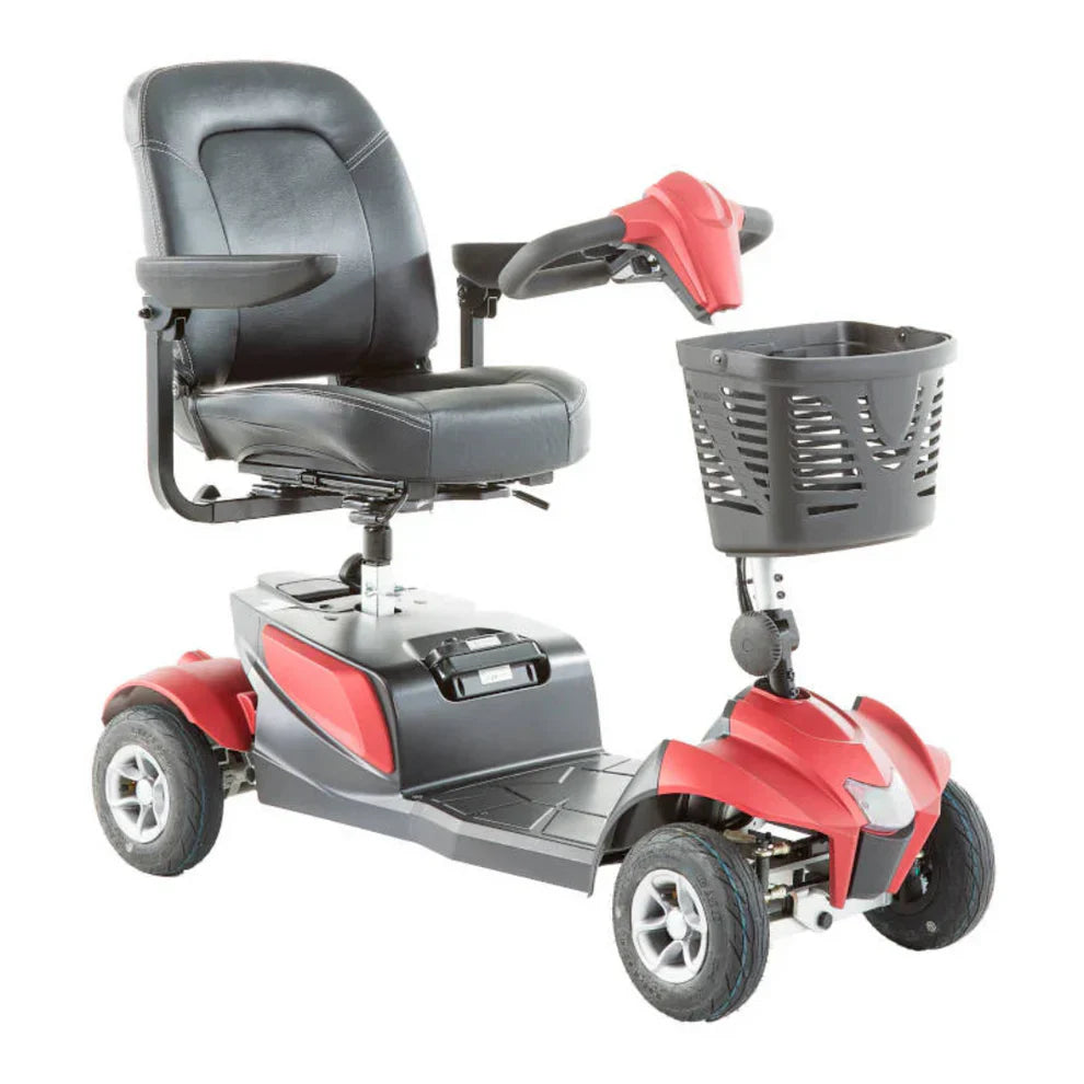 Aura 4mph Mobility Scooter – Lightweight Lithium, 21-Mile Range, Pneumatic Tyres, Adjustable Seat