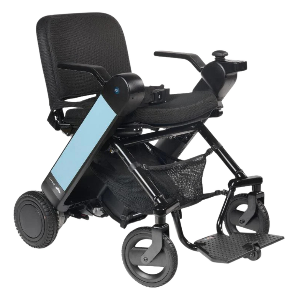 Whill F Folding Powerchair by TGA Mobility – Lightweight 26.7kg, Compact Design, 12-Mile Range, Bluetooth Controls