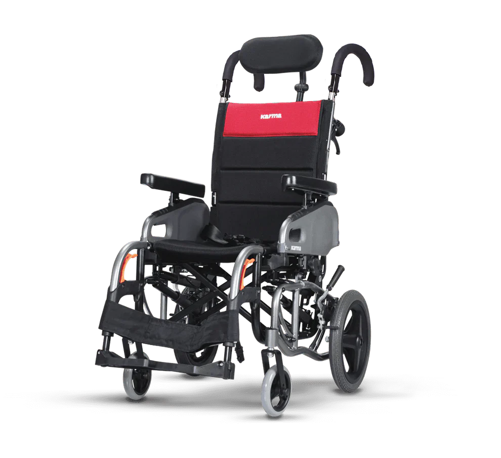 VIP 2 Tilt-in-Space Wheelchair – Lightweight Reclining Wheelchair for Postural Support and Pressure Relief