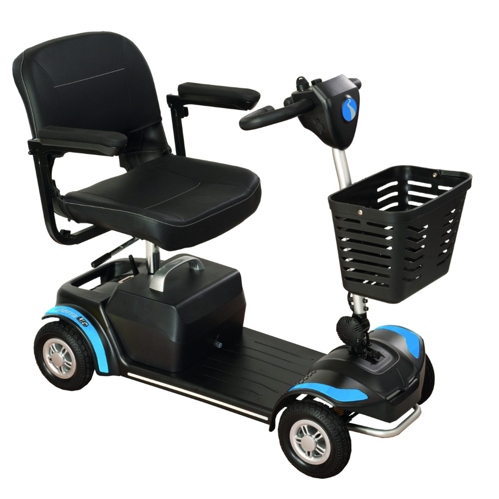 Rascal Vierra LiFe 4 mph Mobility Scooter – Lightweight Aluminium Boot Scooter with LiFePO₄ Battery