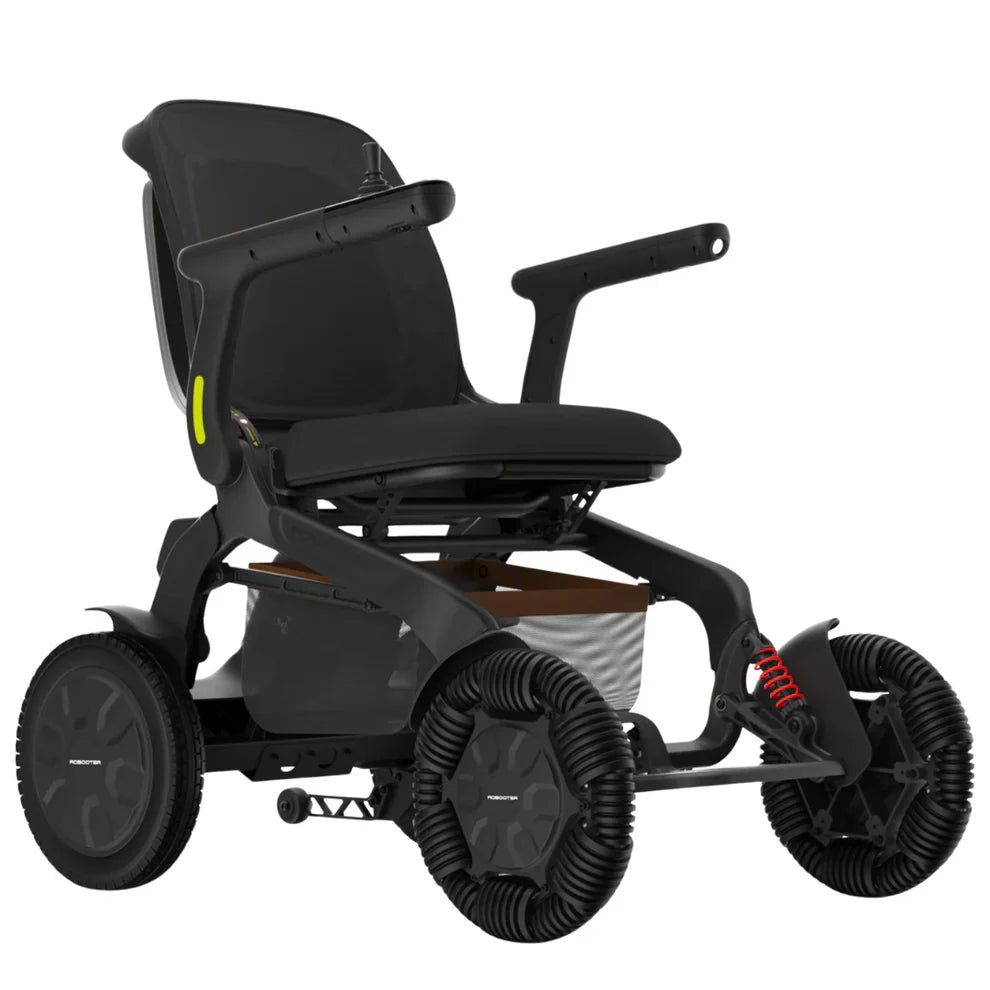 Robooter E60 Pro Folding Electric Wheelchair – Lightweight, All-Terrain, 14-Mile Range