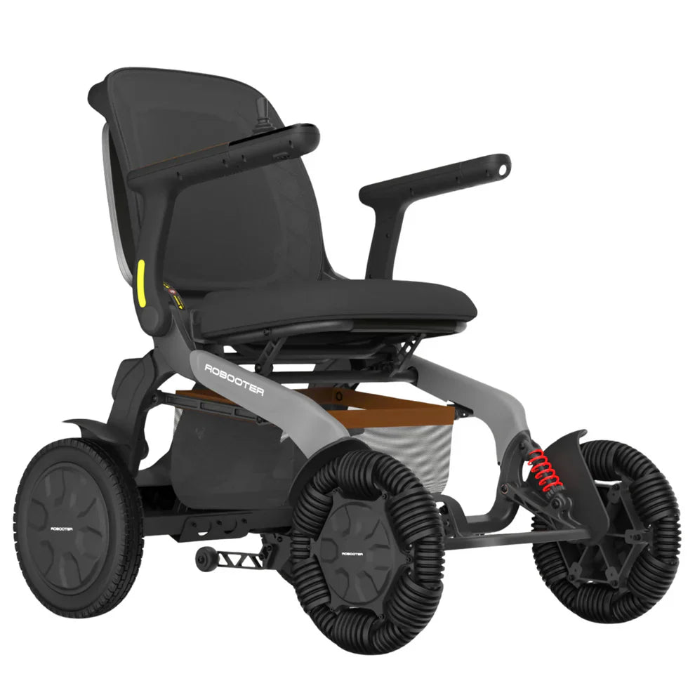 Robooter E60 Pro Folding Electric Wheelchair – Lightweight, All-Terrain, 14-Mile Range