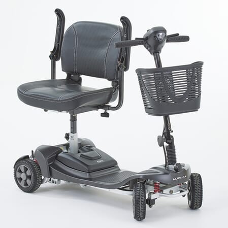 Alumina Pro 4mph Boot Scooter – Lightweight, Long-Range, Foldable, Swivel Seat