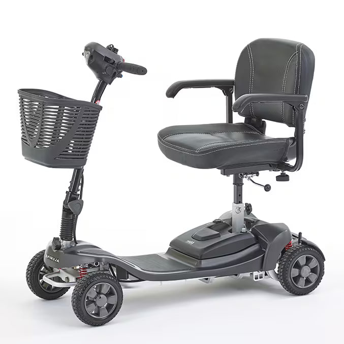 Alumina Pro 4mph Boot Scooter – Lightweight, Long-Range, Foldable, Swivel Seat