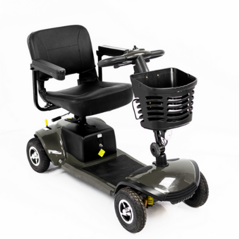 Lithium Vantage 4mph Mobility Scooter – 25-Mile Range, 26-Stone Capacity, Adjustable Swivel Seat