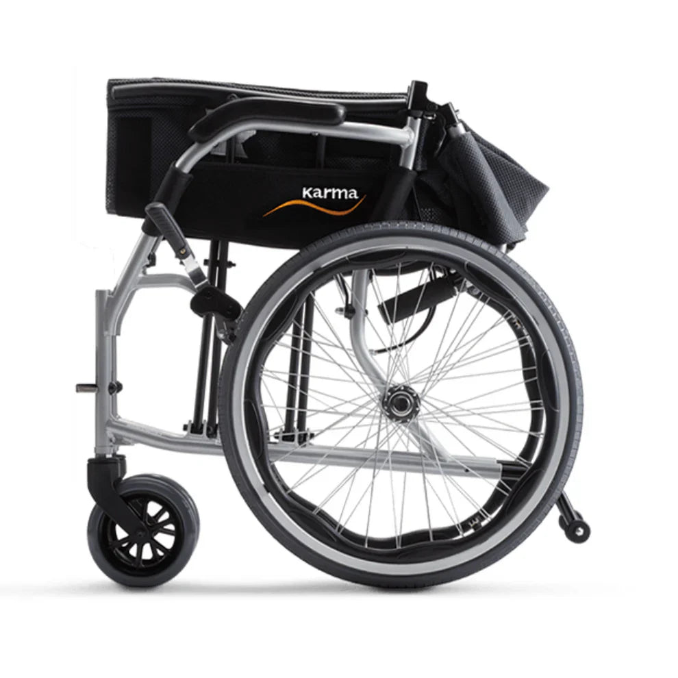 Ergo Lite 2 Self-Propel Wheelchair – Lightweight Folding Aluminium, 16''–18'' Seat, Travel-Friendly