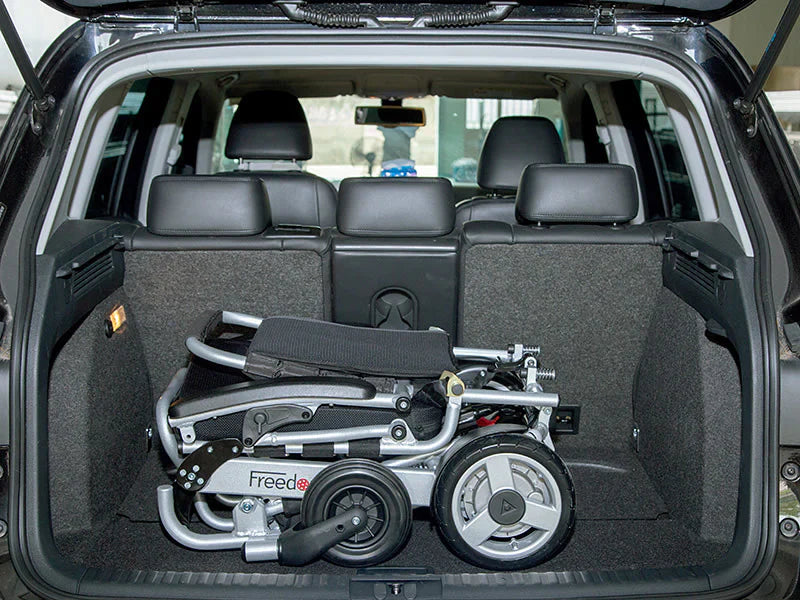 Freedom Chair A06 – Lightweight Folding Electric Wheelchair for Travel & Daily Use