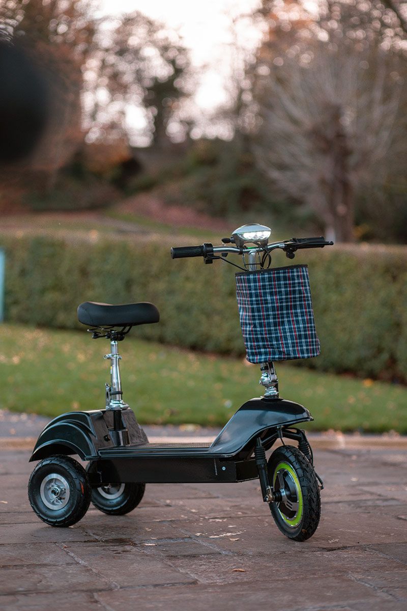 Zipper 1000W Off-Road Electric Scooter – 12” Tyres, 48V Battery, Foldable, Padded Seat, Teens & Adults 14+