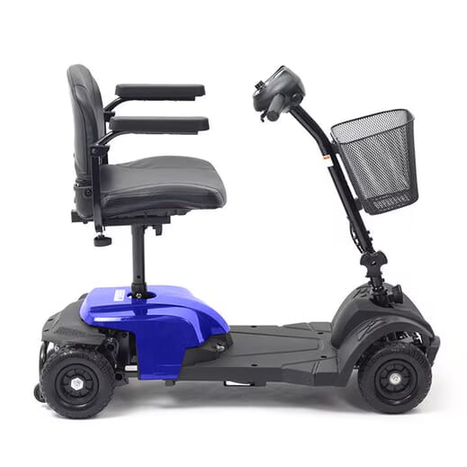 Jaunt Lite Mobility Scooter – Lightweight 5-Piece Boot Scooter, 4mph, 8-Mile Range, Adjustable Seat & Tiller